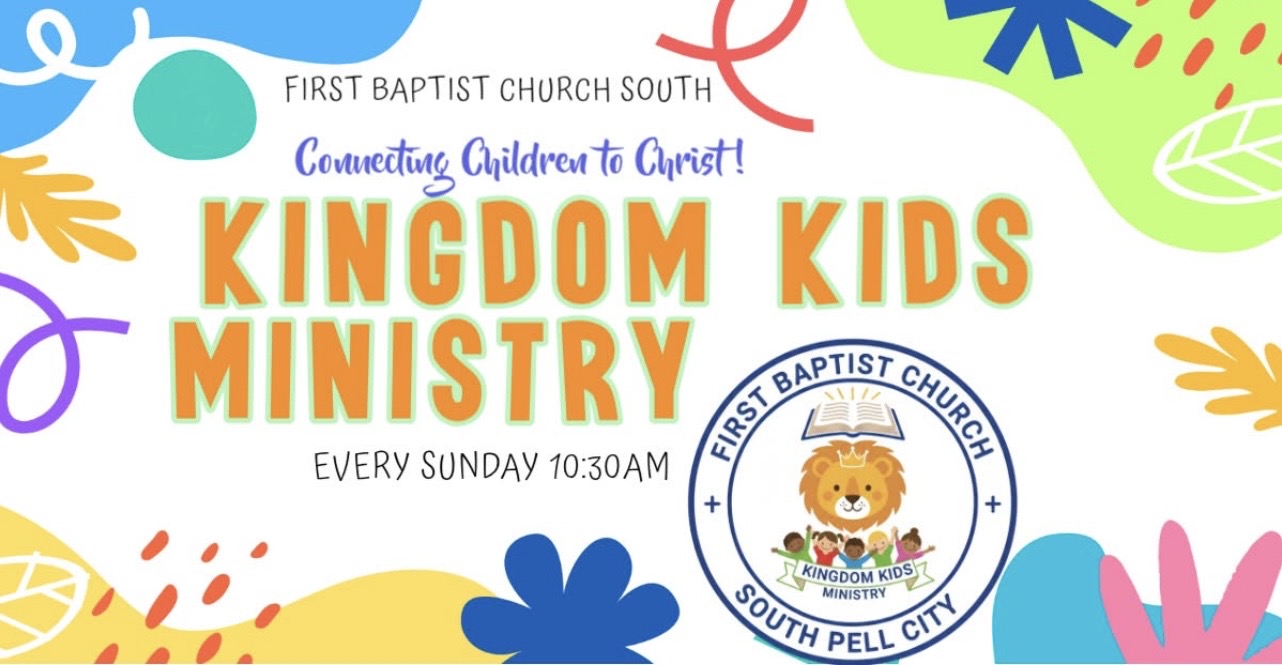 Kingdom Kids Ministry — Connecting Children to Christ, every Sunday at 10:30 AM