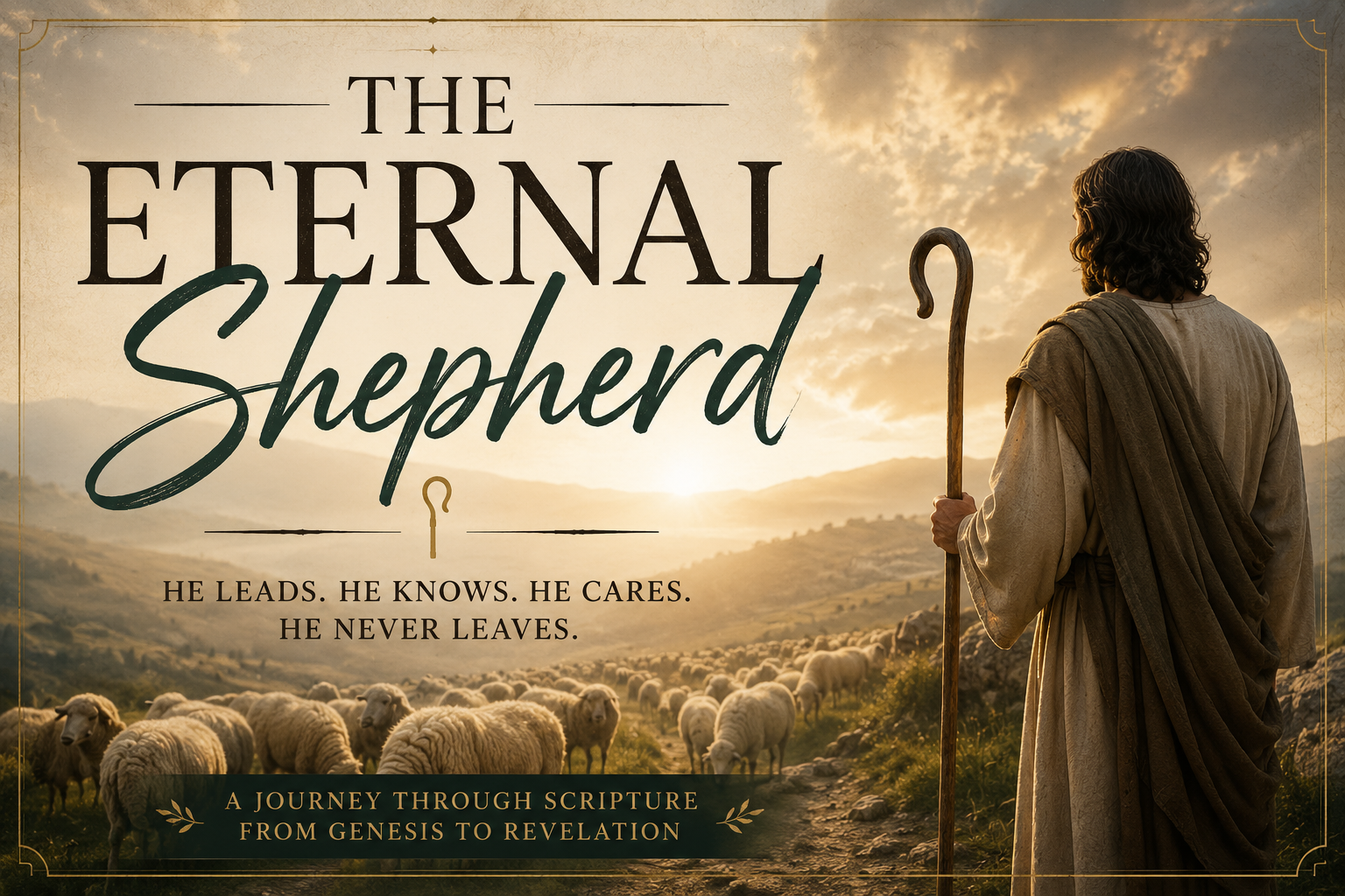 The Eternal Shepherd sermon series artwork