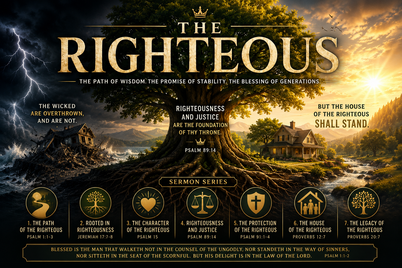 The Righteous sermon series artwork